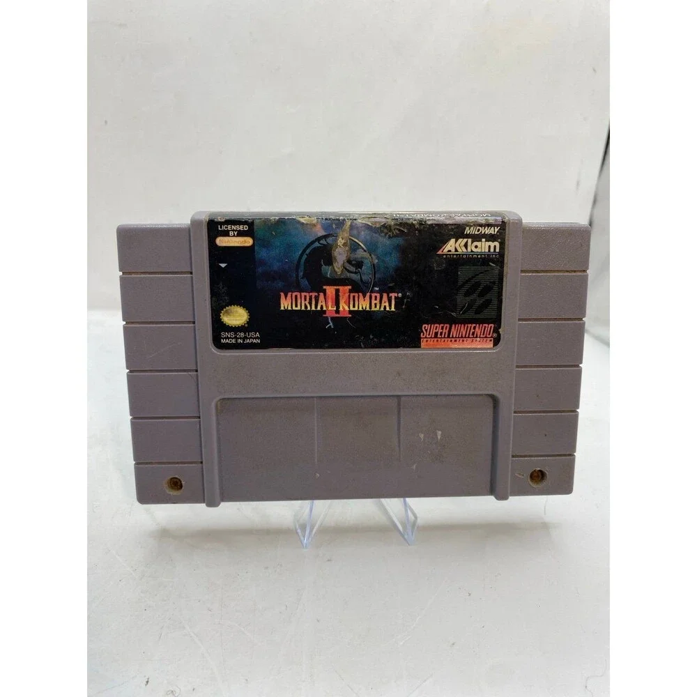 Mortal Kombat II 2 (Super Nintendo SNES, 1994) Game Cartridge. Tested working
